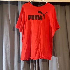 red puma shirt